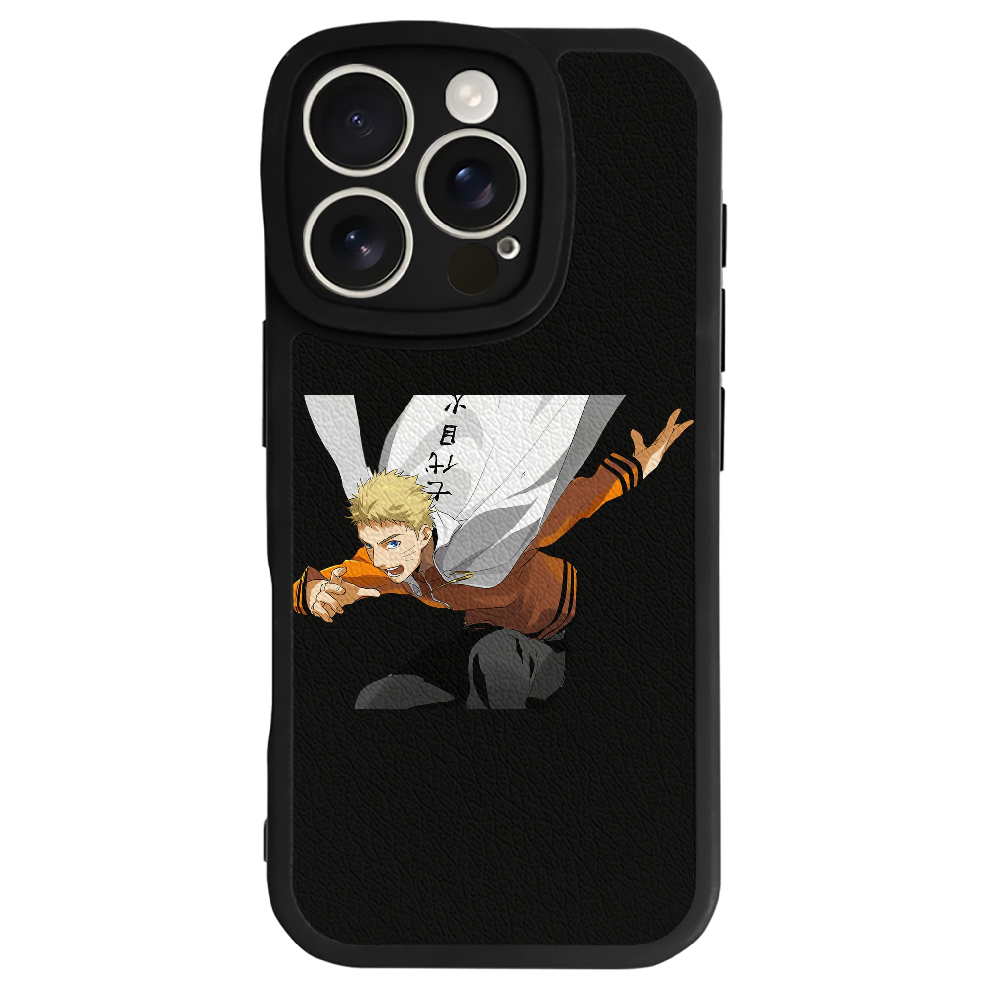 （画像用） NARUTO -ナルト- うずまき ナルト Uzumaki Naruto 【iPhone 16シリーズ対応】シリコンスマホケース（レザー調） 材質：シリコン